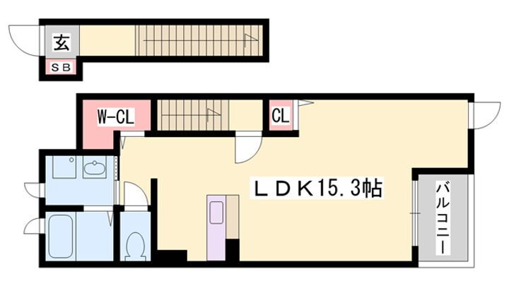 パレ　エクセラン 2階 1K 賃貸物件詳細