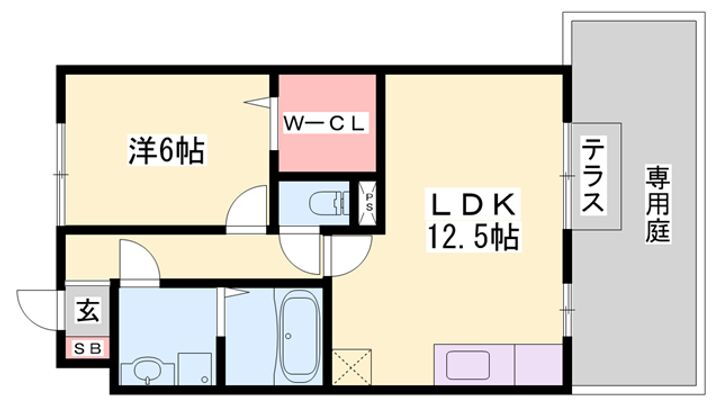 ユウハイツⅢ 1階 1LDK 賃貸物件詳細