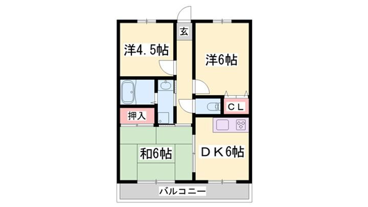 蒲田ハイツ 2階 3DK 賃貸物件詳細