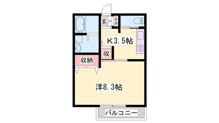 兵庫県赤穂市新田 賃貸アパート