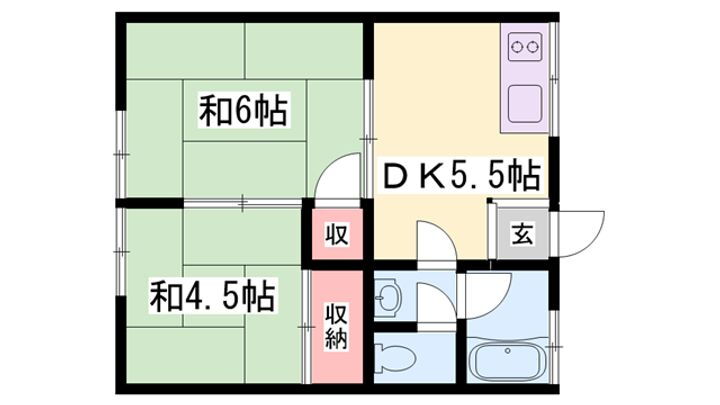 丸沢マンション 3階 2DK 賃貸物件詳細