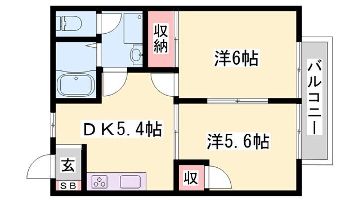 ライツェント 2階 2DK 賃貸物件詳細