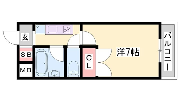メゾンオームラ 1階 1K 賃貸物件詳細