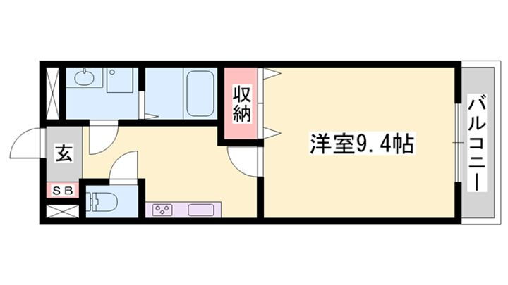 エスポア　井ノ口 1階 1K 賃貸物件詳細