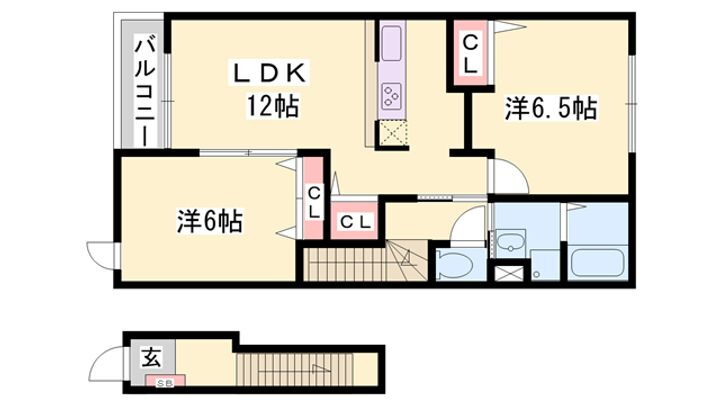ソフィアヒルズ 2階 2LDK 賃貸物件詳細