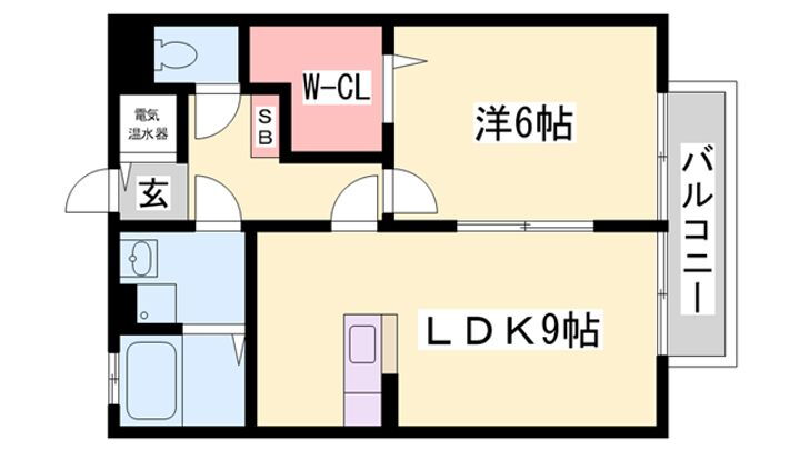 兵庫県姫路市広畑区蒲田 英賀保駅 1LDK アパート 賃貸物件詳細