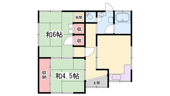 兵庫県相生市相生４丁目 西相生駅 2DK 一戸建て 賃貸物件詳細