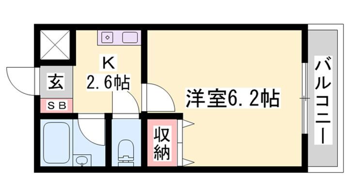 ツーバイフォー栗山 1階 1K 賃貸物件詳細