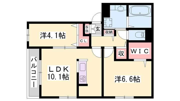 ビエネスタル 3階 2LDK 賃貸物件詳細