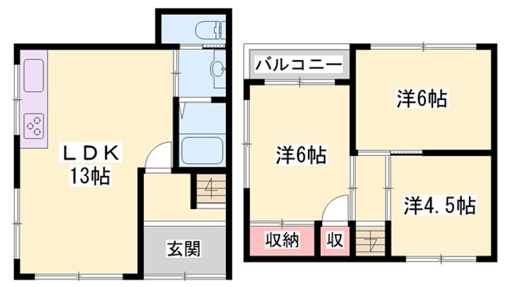 楠町戸建 3LDK 賃貸物件詳細