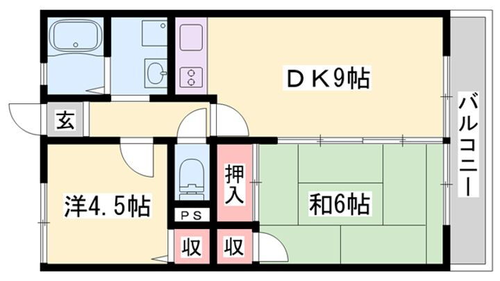 シティハイム　ルミナス 2階 2DK 賃貸物件詳細
