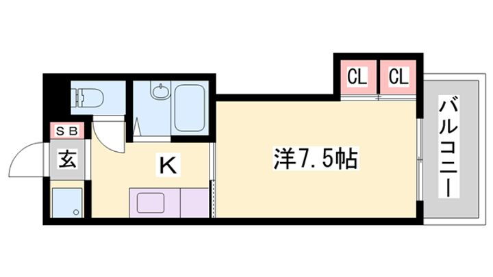 メゾンジュネス 1階 1K 賃貸物件詳細