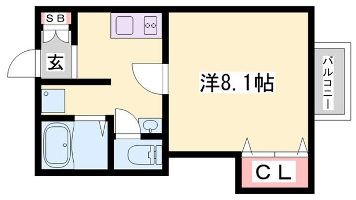 エトランス小松町Ｂ 1階 1K 賃貸物件詳細