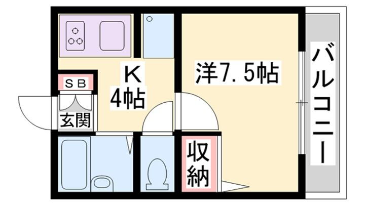 大久保ハイム 1階 1K 賃貸物件詳細