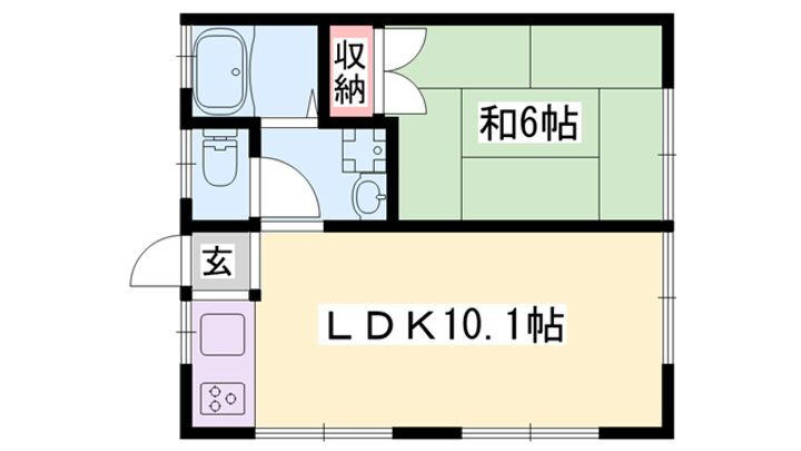 ハイツ山野井 1階 1LDK 賃貸物件詳細