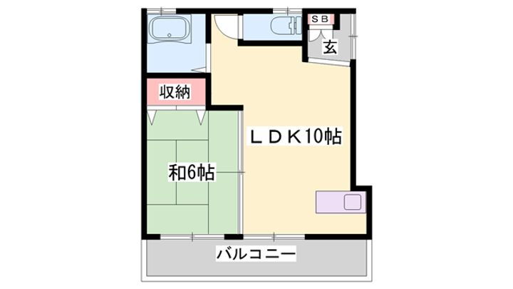 ＴＫマンション 4階 1LDK 賃貸物件詳細