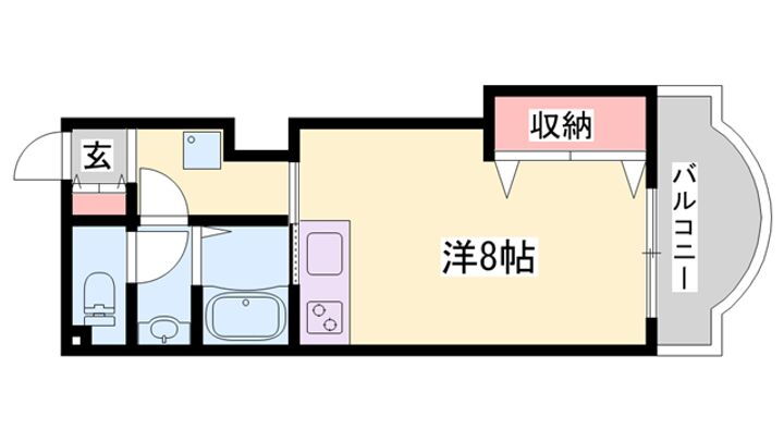 ハローハイツ 1階 ワンルーム 賃貸物件詳細