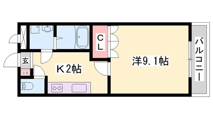 プレザンハイム 1階 1K 賃貸物件詳細