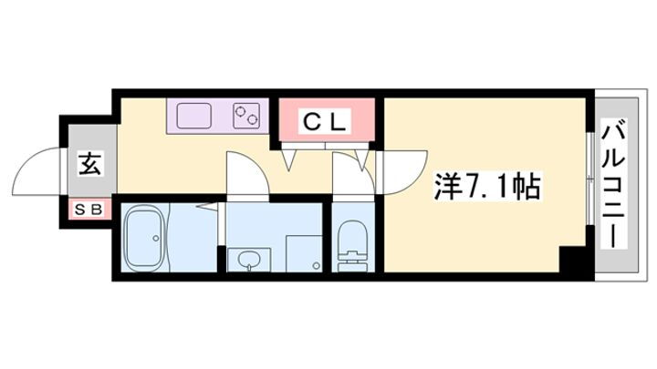 Ｃａｐｉｔａｌ．ｉ姫路 6階 1K 賃貸物件詳細
