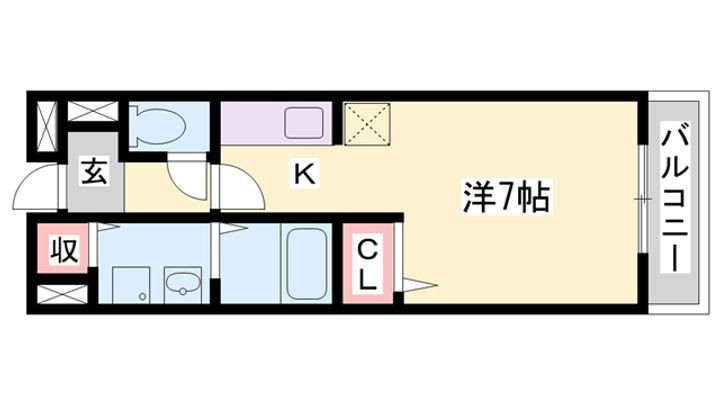 アビタシオン・アミＢ 1階 1K 賃貸物件詳細
