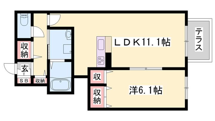 メゾン　パストラル 1階 1LDK 賃貸物件詳細