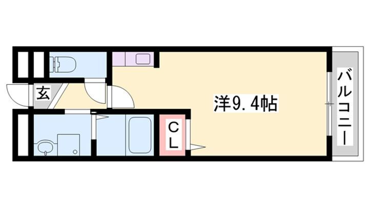 兵庫県加古川市別府町新野辺 別府駅 1K マンション 賃貸物件詳細