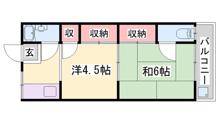 大崎荘 2階 2DK 賃貸物件詳細