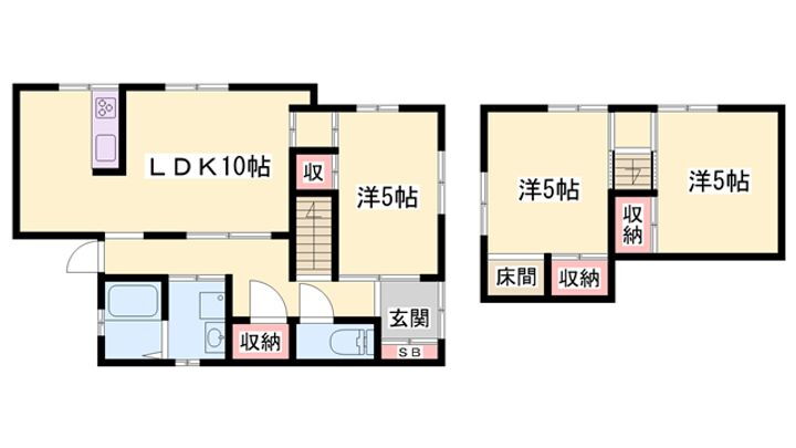 姫路市網干区一戸建て 3LDK 賃貸物件詳細