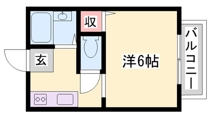 サンシティアイン 1階 1K 賃貸物件詳細