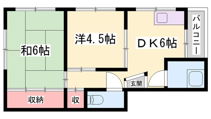 田園ビル 3階 2DK 賃貸物件詳細