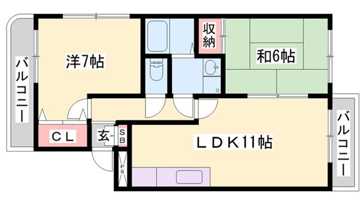 ボヌール五軒邸 4階 2LDK 賃貸物件詳細