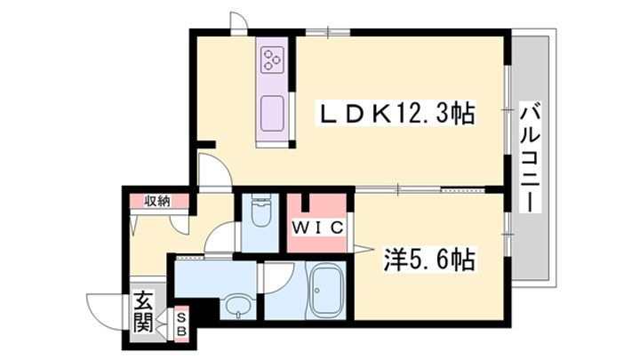 シャーメゾン　ファーイースト英賀保 2階 1LDK 賃貸物件詳細
