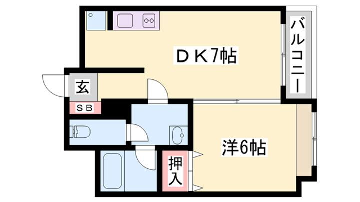 ＫＥＩマンション 3階 1DK 賃貸物件詳細