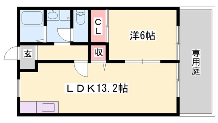 メゾンシキトウ 1階 1LDK 賃貸物件詳細