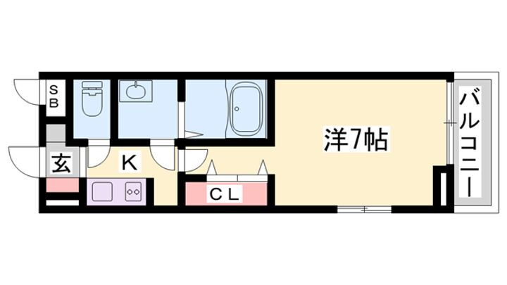 メゾンサンライズ 3階 1K 賃貸物件詳細