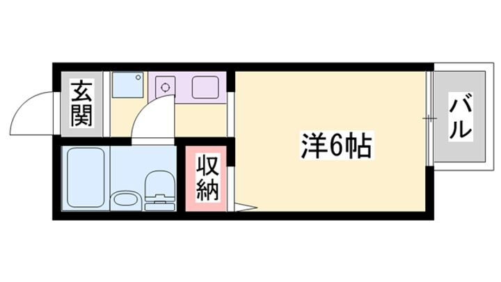 兵庫県三木市志染町青山３丁目 広野ゴルフ場前駅 ワンルーム アパート 賃貸物件詳細