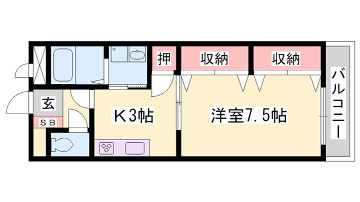 ヴァン　ヴェール 1階 1K 賃貸物件詳細