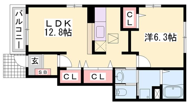 パストラルⅡ 1階 1LDK 賃貸物件詳細