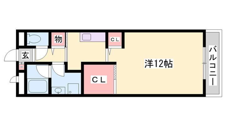 フィオーレ北条 3階 ワンルーム 賃貸物件詳細