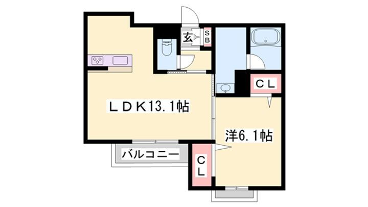 メゾン・グッドライン王子 2階 1LDK 賃貸物件詳細