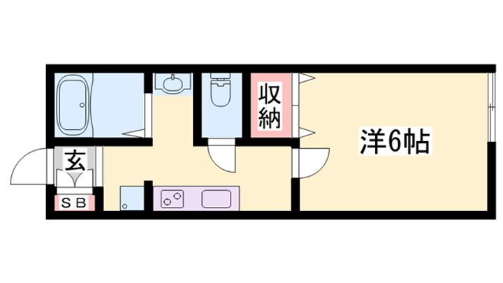 Ｒｕｍｉｅ－ｒｕ加古川美乃利 1階 1K 賃貸物件詳細