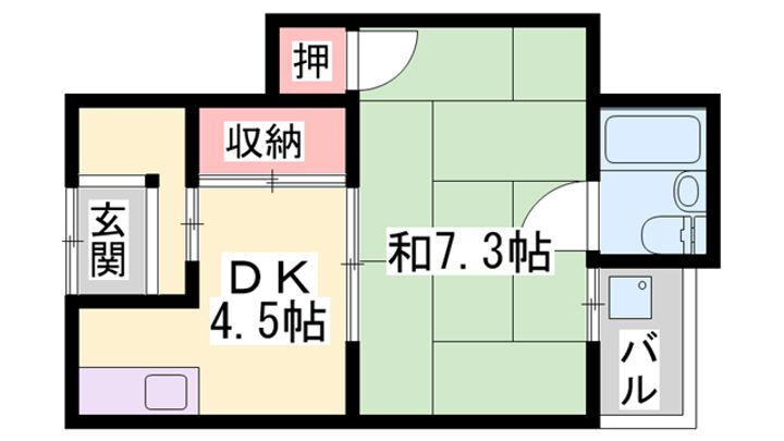 あさごハイム 1階 1DK 賃貸物件詳細