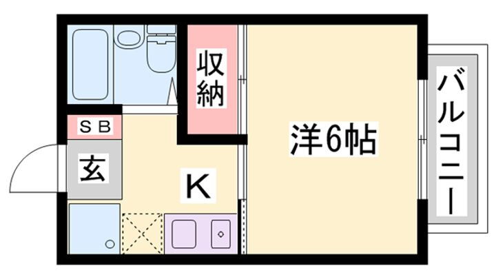 レッセ・フェール新在家 2階 1K 賃貸物件詳細