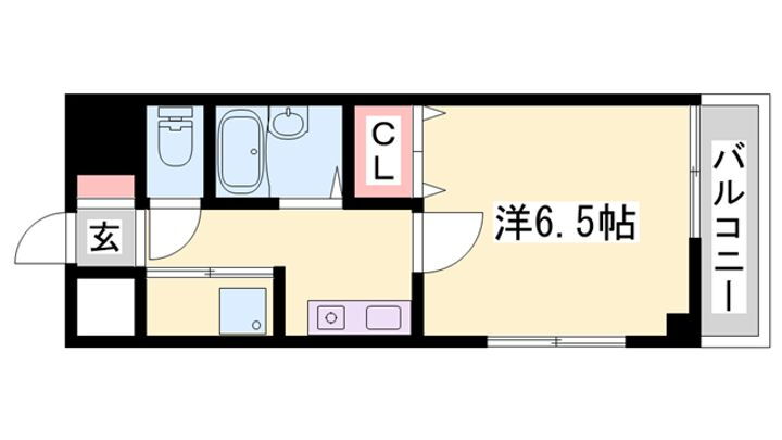 コーポサンライズ 5階 1K 賃貸物件詳細
