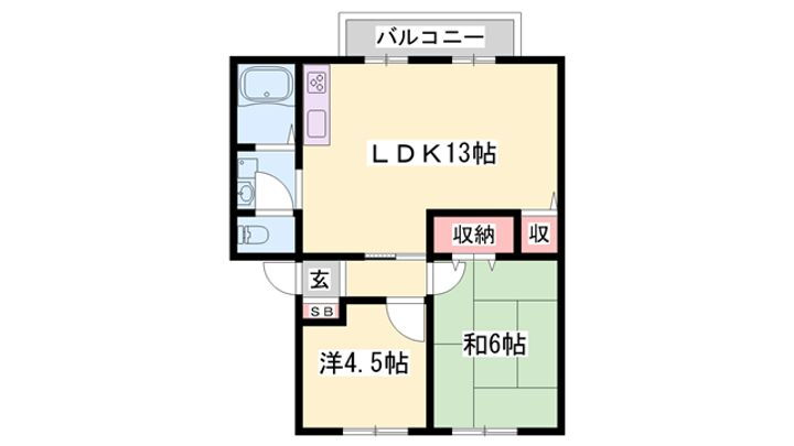 カサベルデ南山Ⅰ 1階 2LDK 賃貸物件詳細