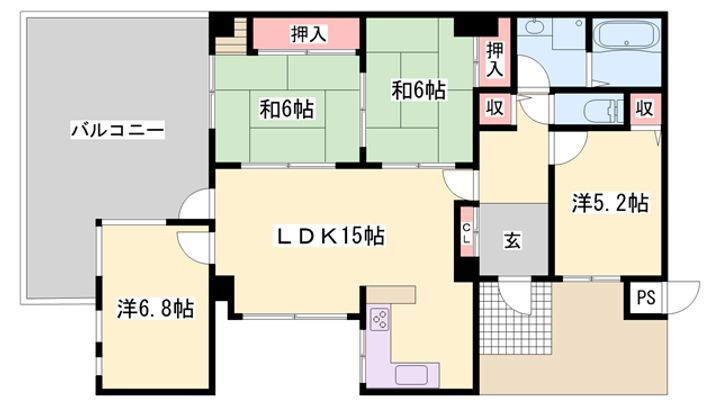 グランドメゾン姫路【分譲】 5階 4LDK 賃貸物件詳細