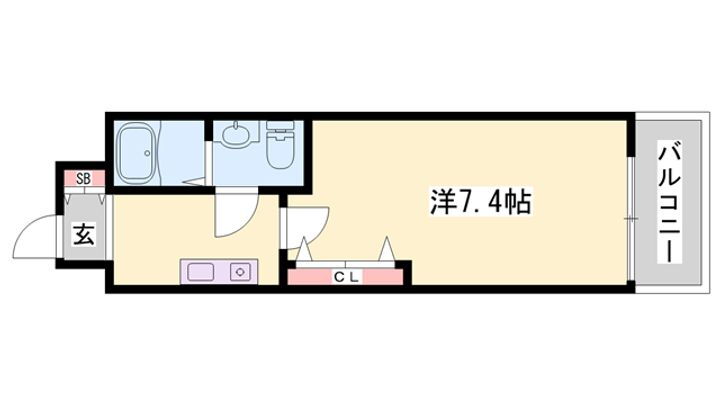 Ｃａｐｉｔａｌ．ｉ姫路 7階 1K 賃貸物件詳細