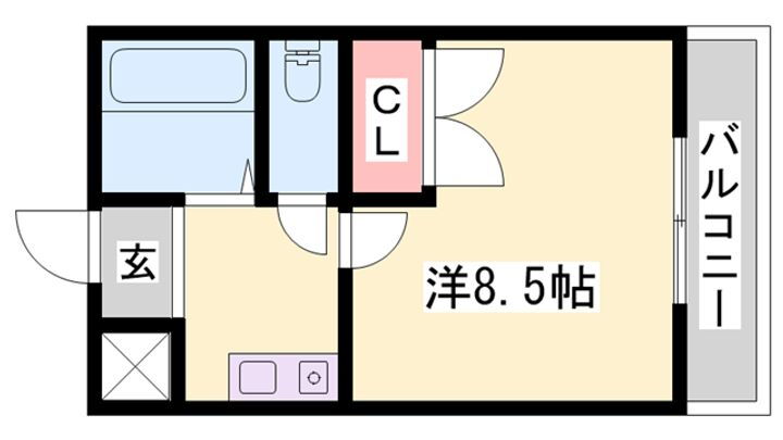 滝野社レジデンス 2階 1K 賃貸物件詳細