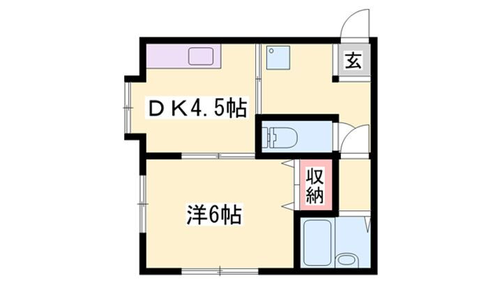 シャトリエⅠ 1階 1DK 賃貸物件詳細