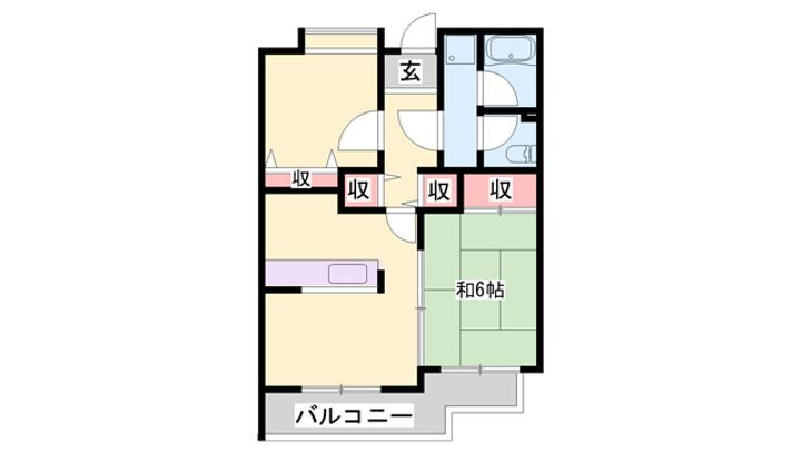 ドール辻井 4階 2LDK 賃貸物件詳細